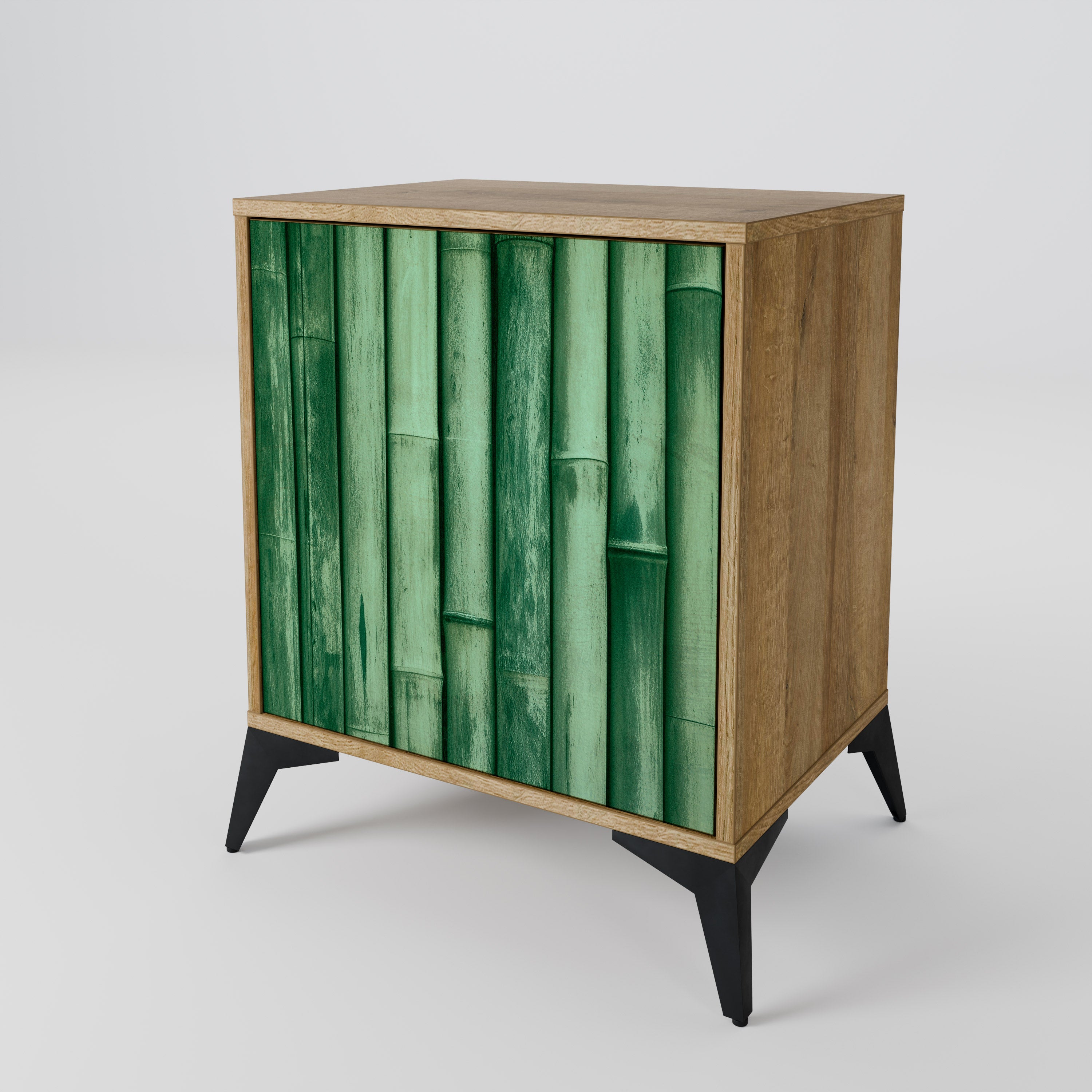 NATURAL GREEN 1-Door Sideboard