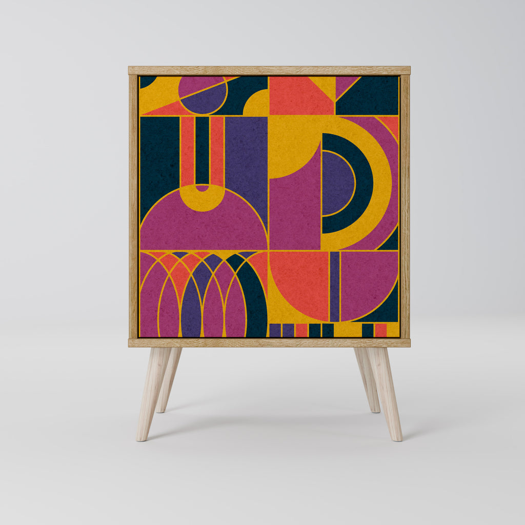 ELECTRIC PATTERNS 1-Door Sideboard