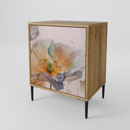 SOFTEN POPPY 1-Door Sideboard
