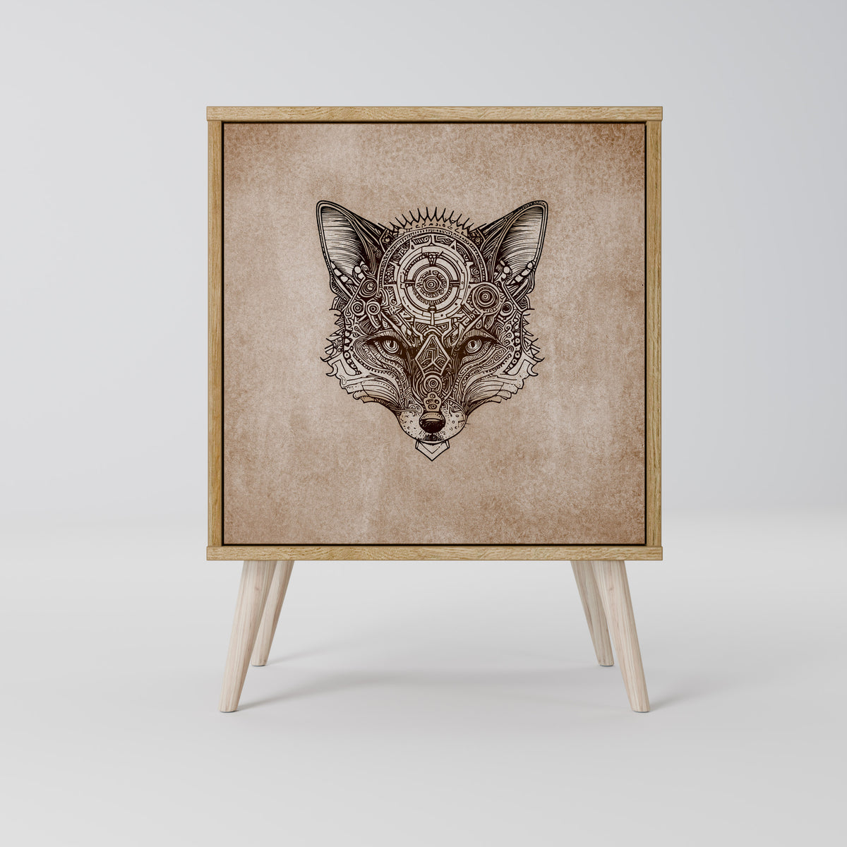 STEAMPUNK CLAN 1-Door Sideboard