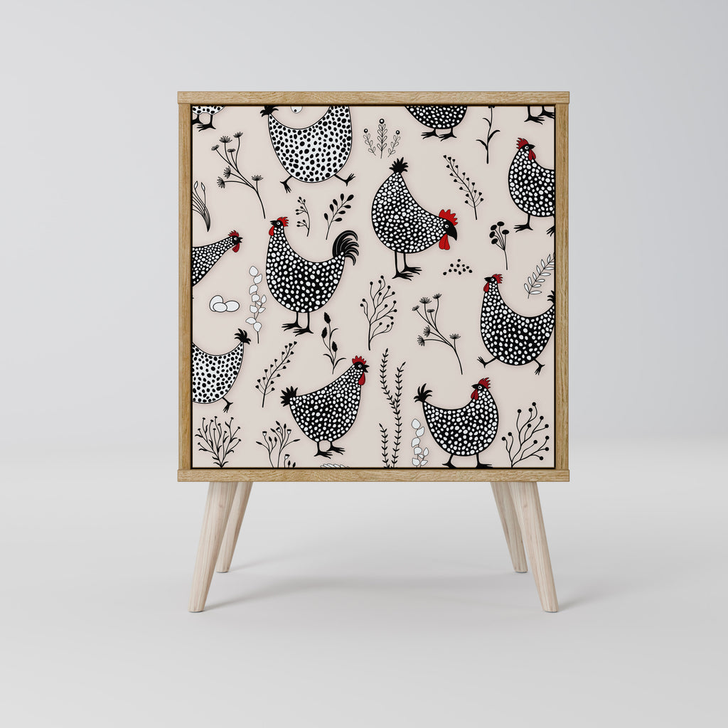 HAPPY HENS Μπουφές 1-θύρας