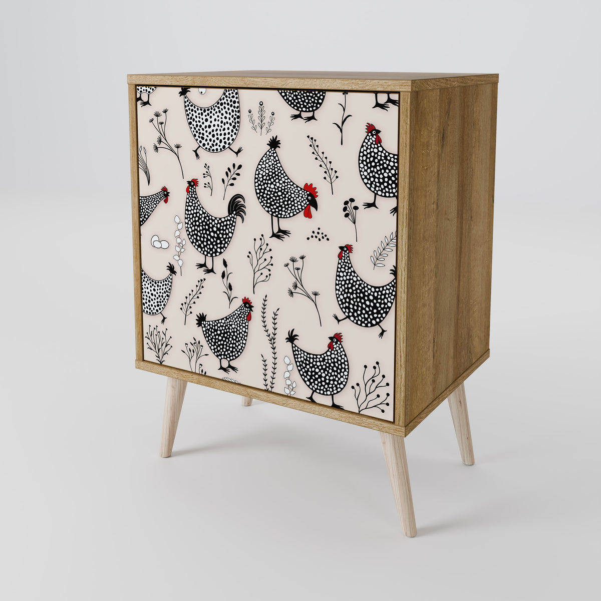HAPPY HENS Μπουφές 1-θύρας