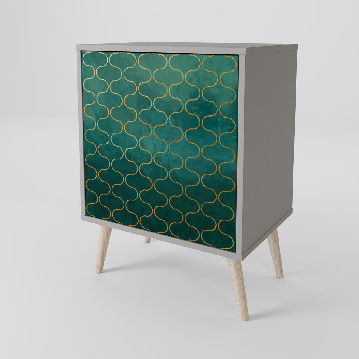 TESSELATED GREENERY Μπουφές 1-θύρας