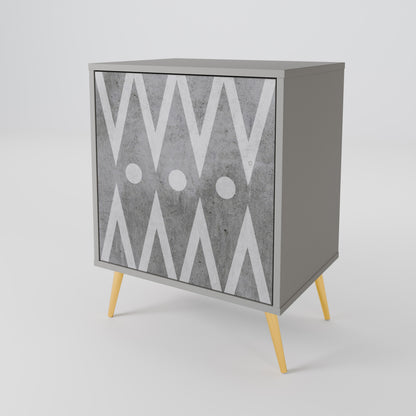 SHARP EDGES 1-Door Sideboard