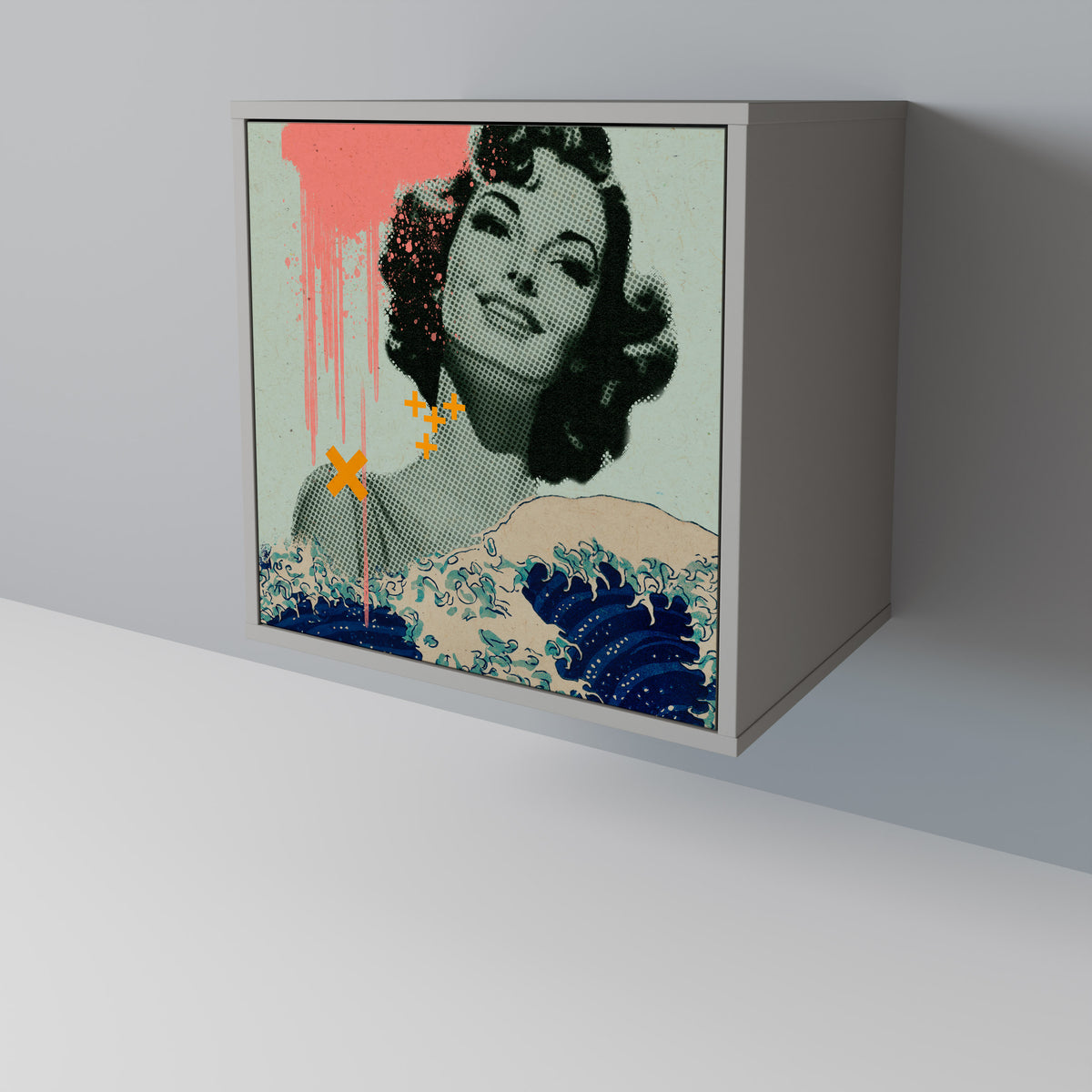 KANAGAWA BEAUTY Μπουφές 1-θύρας