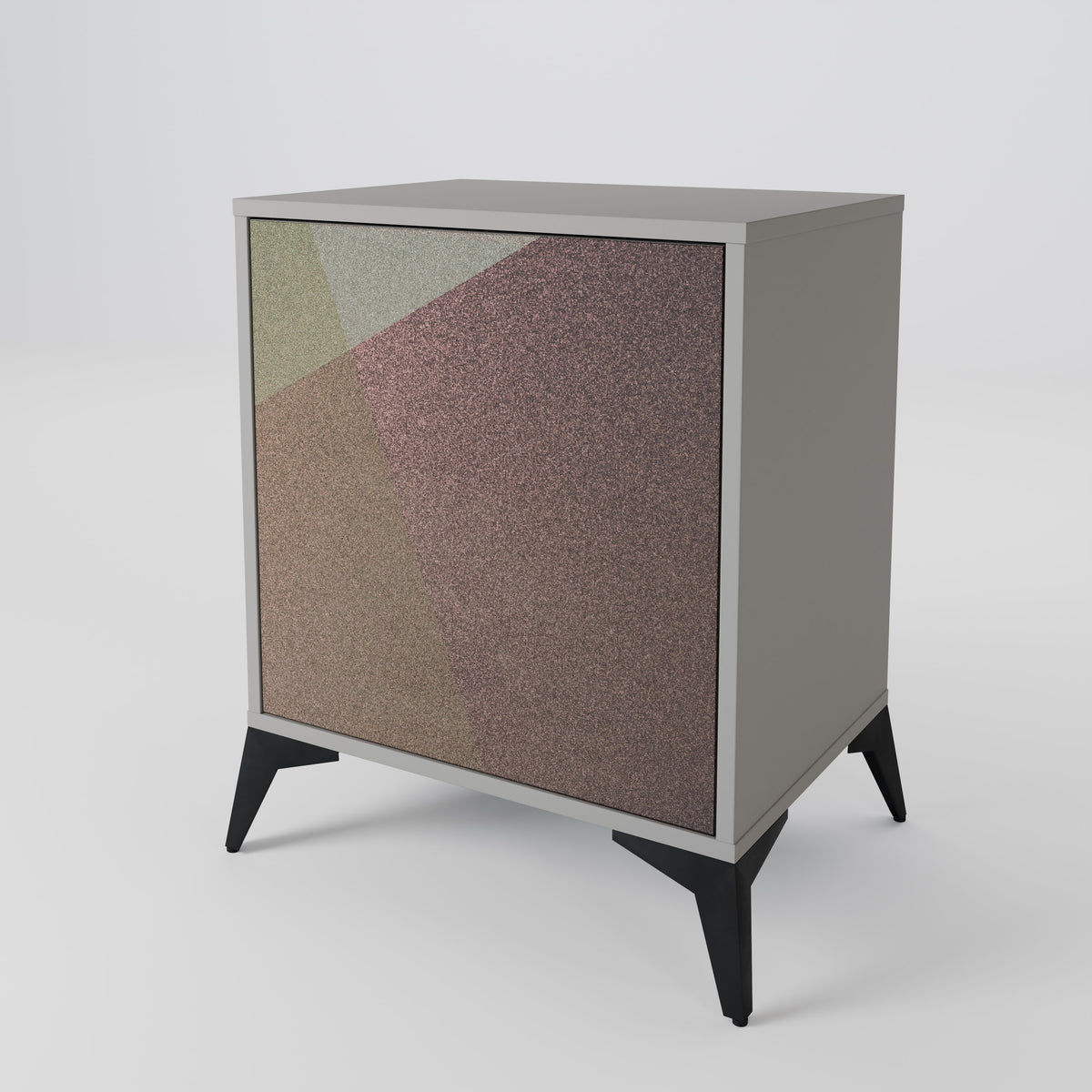 BEIGE GEOMETRY Μπουφές 1-θύρας