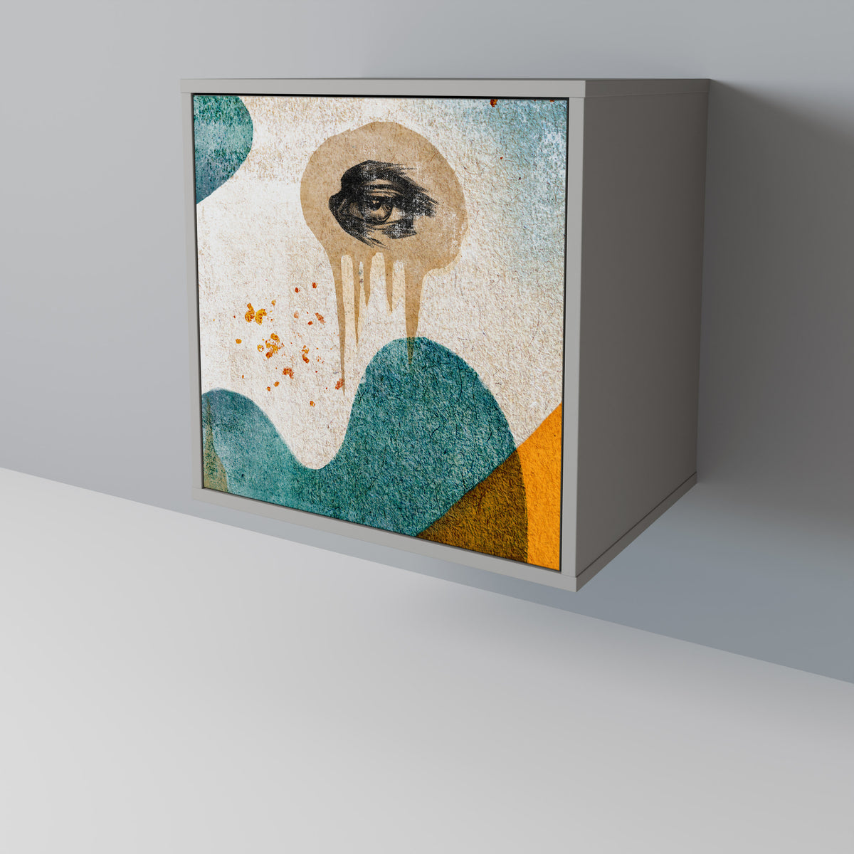 ABSTRACT FACES Μπουφές 1-θύρας