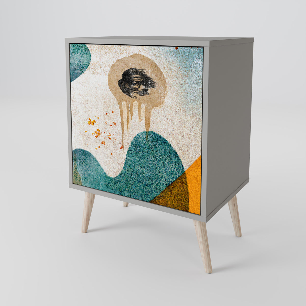 ABSTRACT FACES Μπουφές 1-θύρας