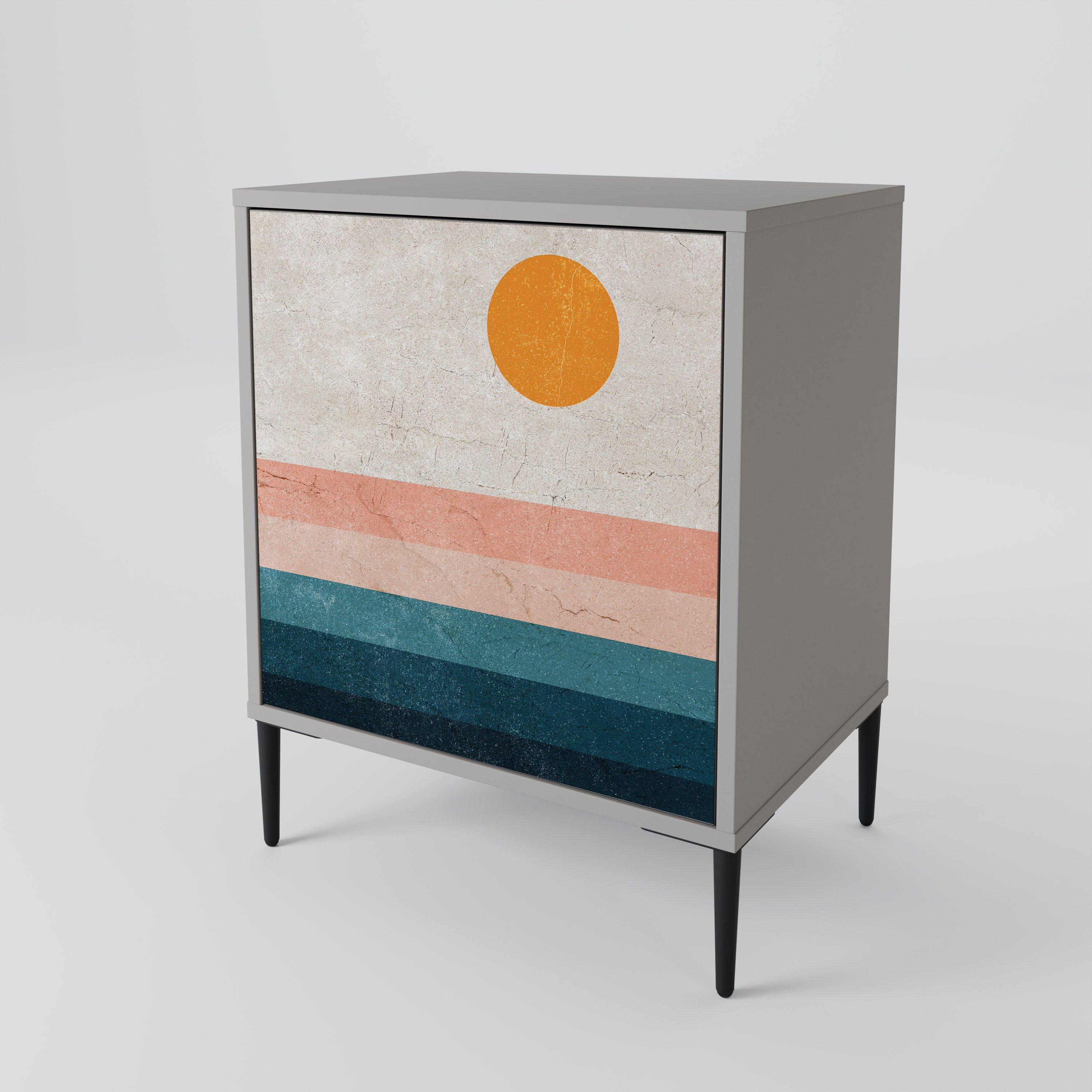 TWO HALVES 1-Door Sideboard