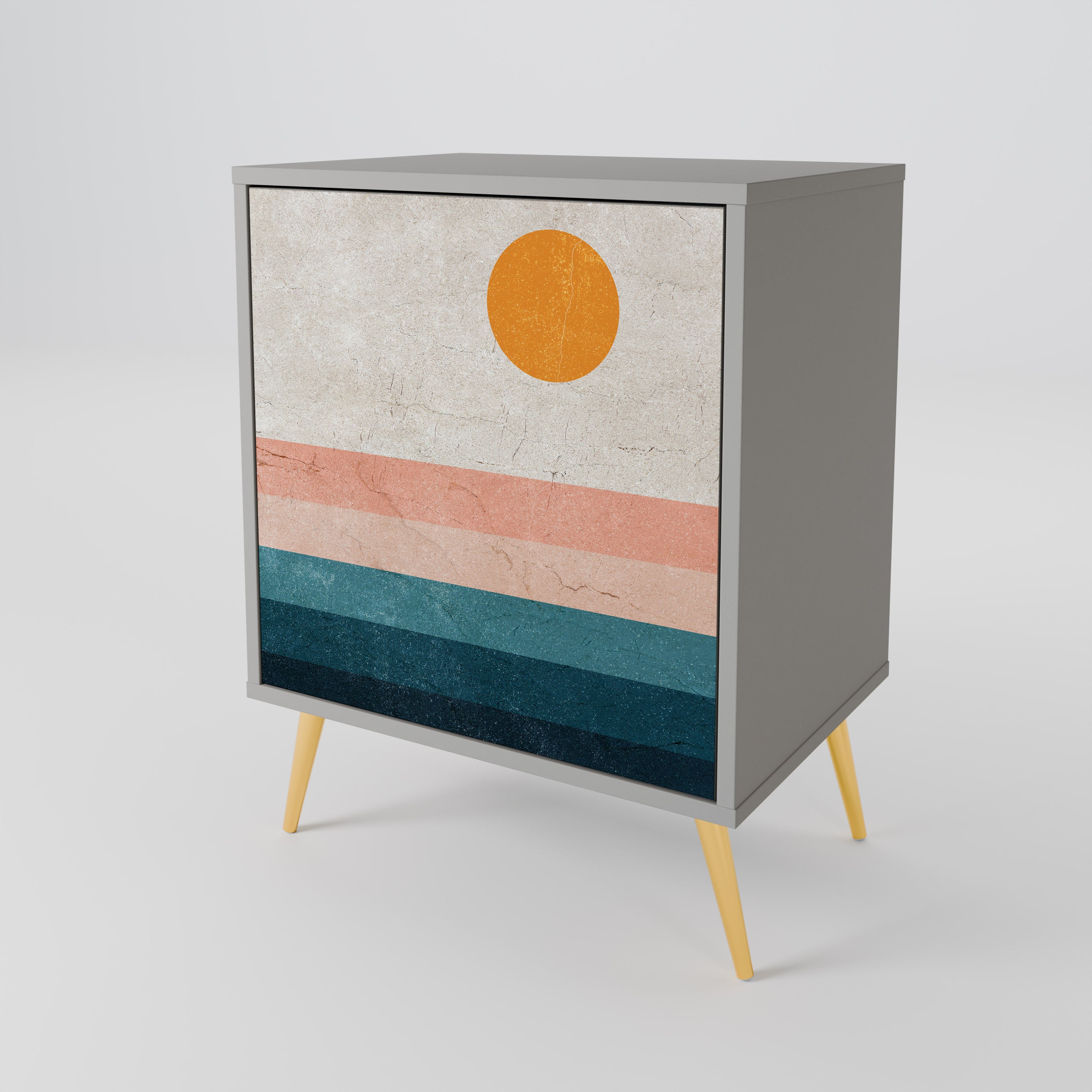 TWO HALVES 1-Door Sideboard