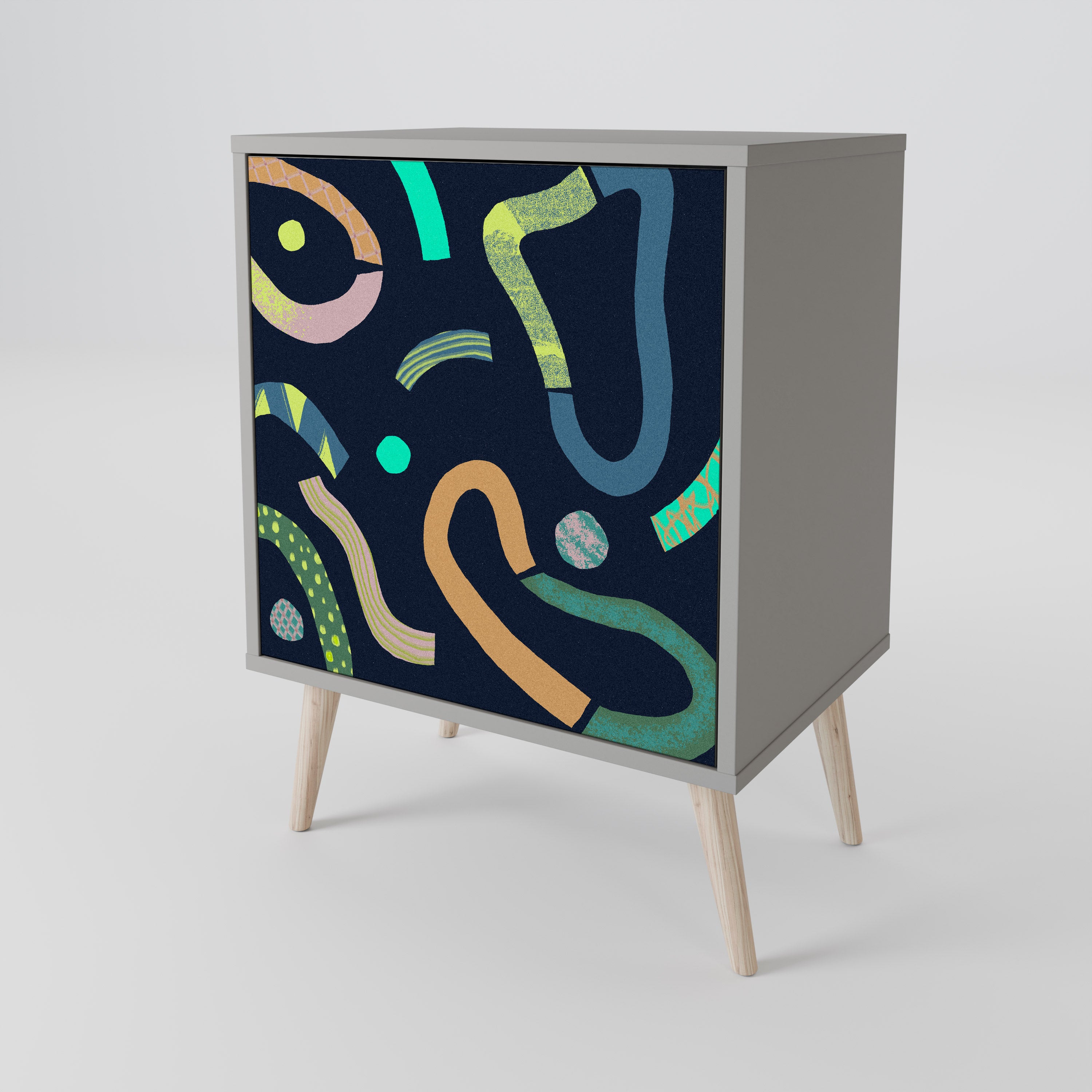 CONTRAST DANCE 1-Door Sideboard