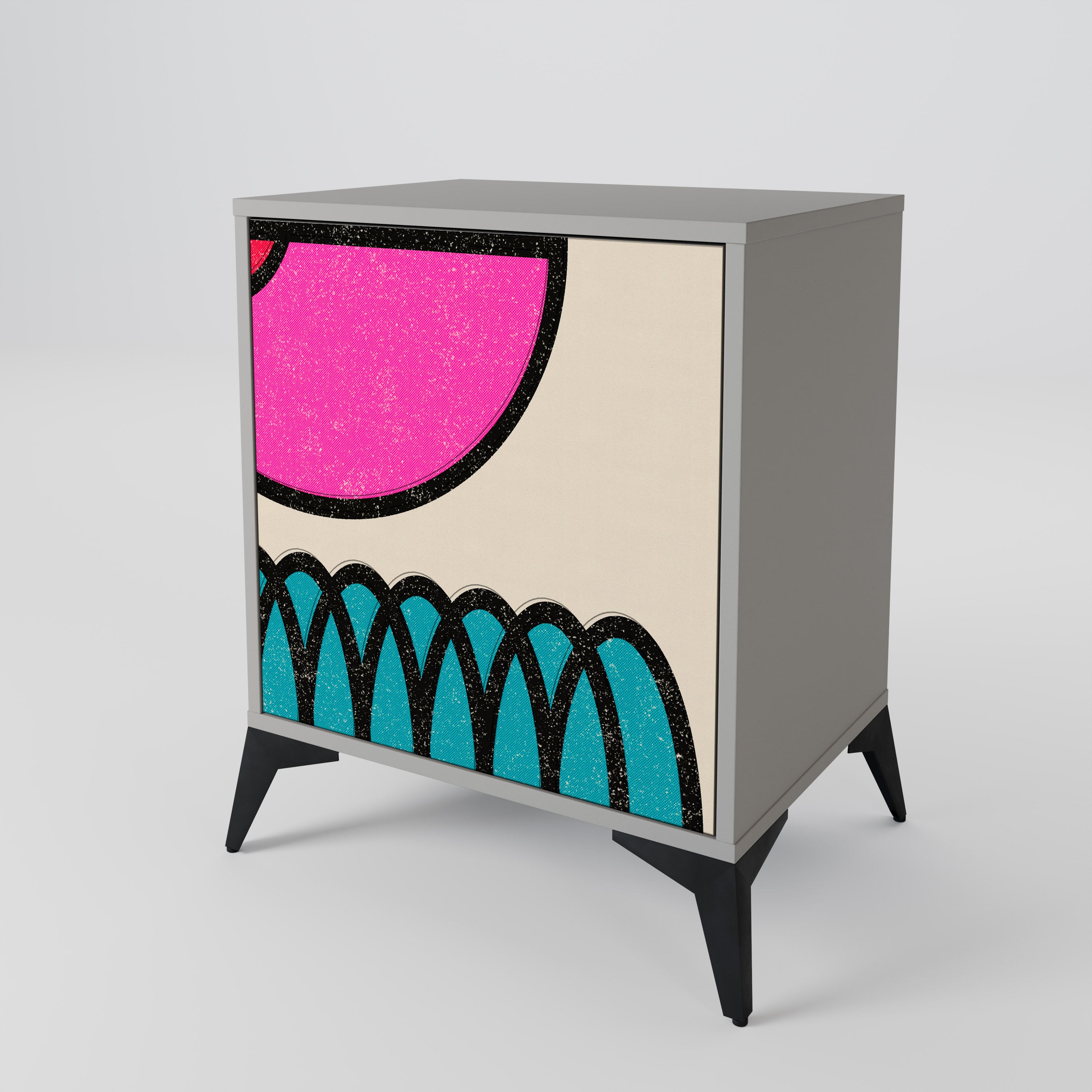 GEOMETRIC RHAPSODY 1-Door Sideboard
