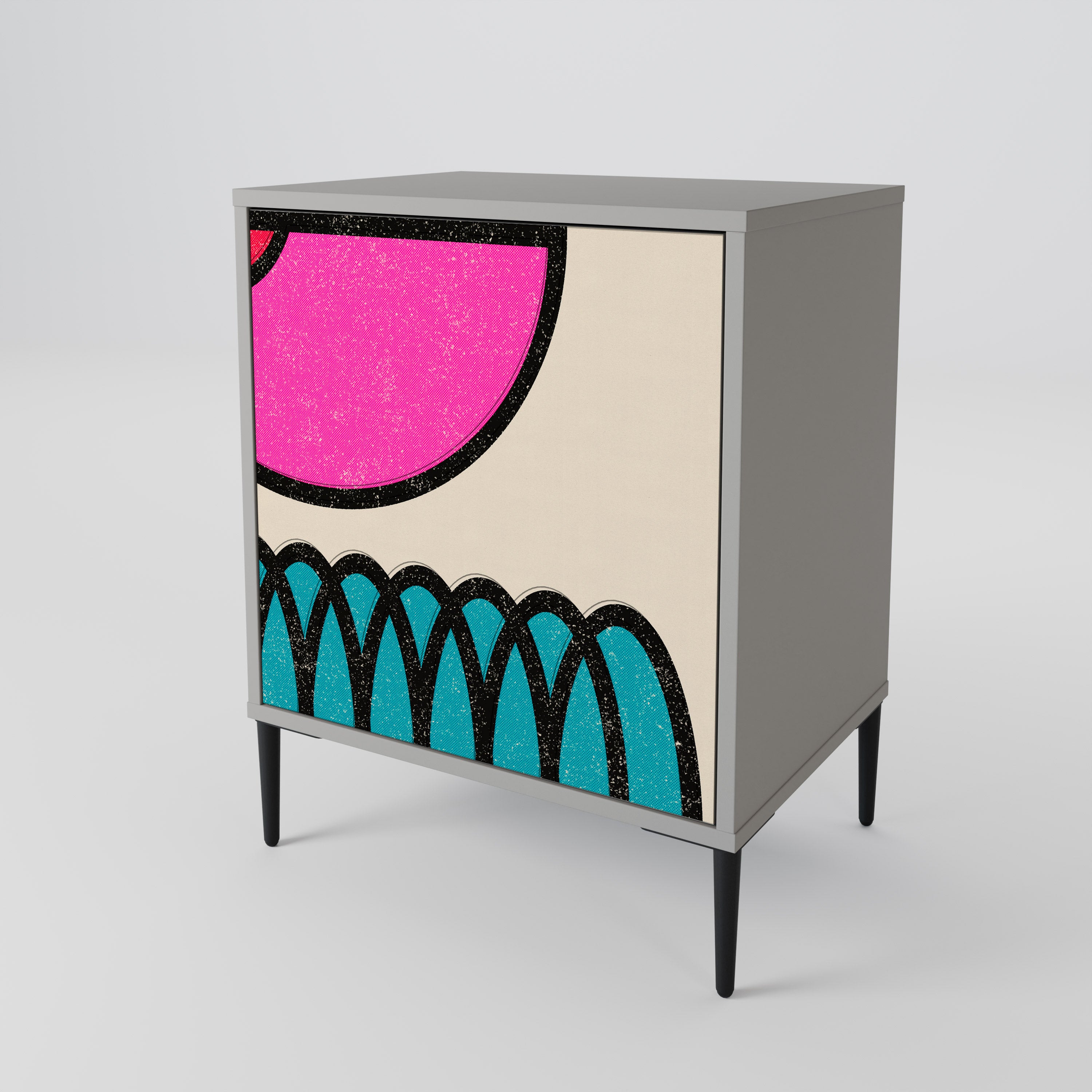 GEOMETRIC RHAPSODY 1-Door Sideboard