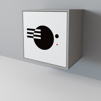 BLACK AND WHITE COMBINATION Μπουφές 1-θύρας