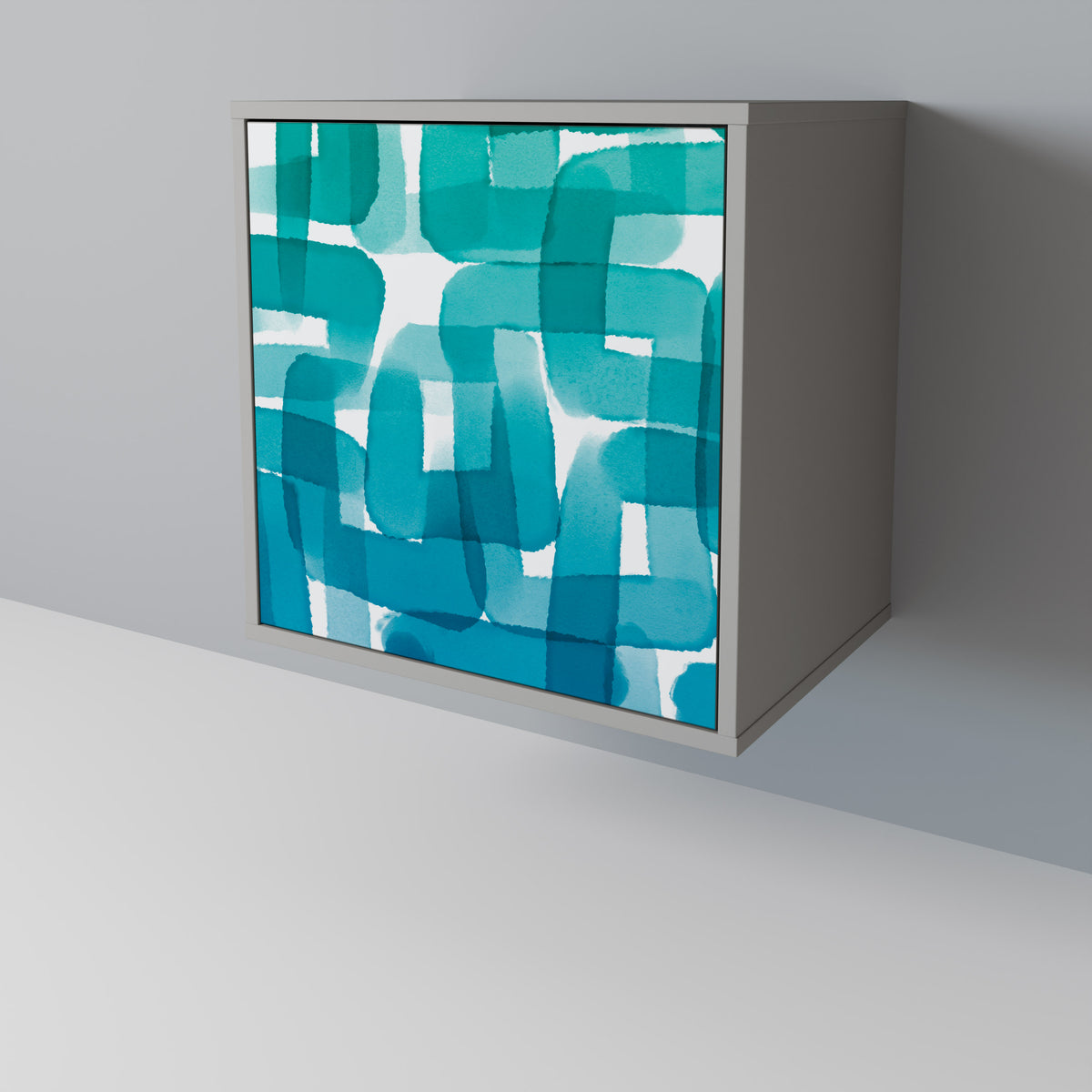 TURQUOISE RECTANGLES Μπουφές 1-θύρας