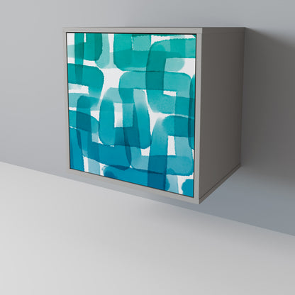 TURQUOISE RECTANGLES Μπουφές 1-θύρας