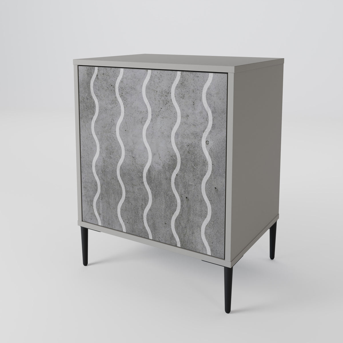 WAVES OF CONCRETE 1-Door Sideboard