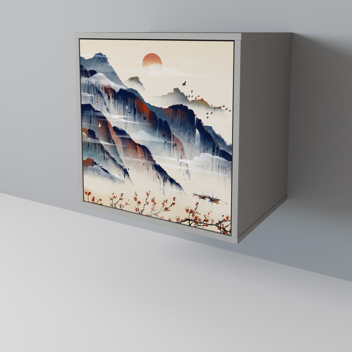 JAPANESE LANDSCAPE Μπουφές 1-θύρας