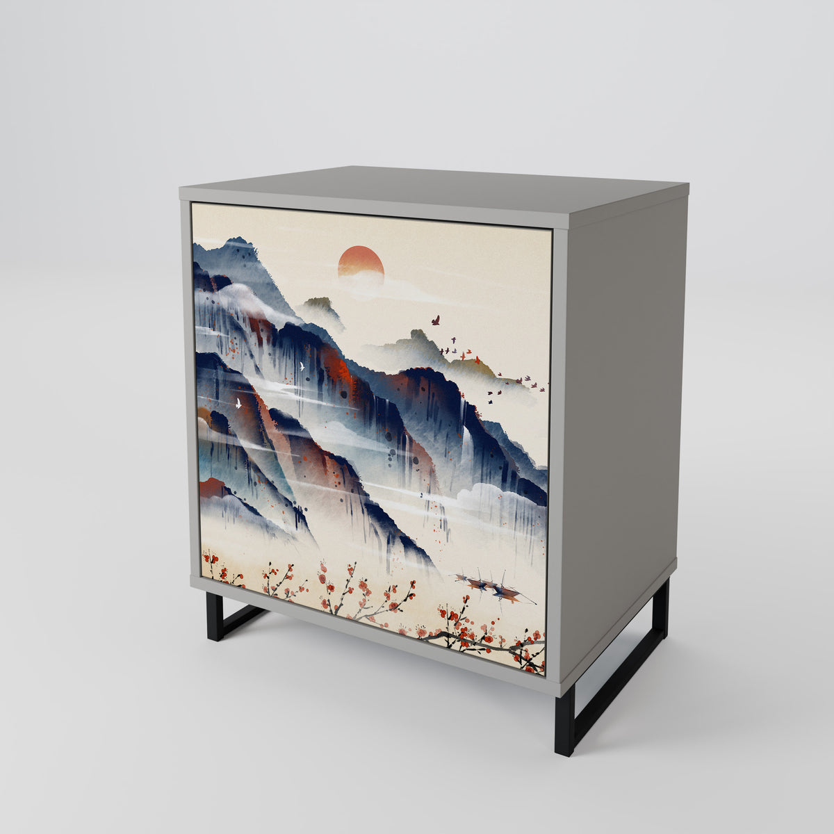 JAPANESE LANDSCAPE Μπουφές 1-θύρας