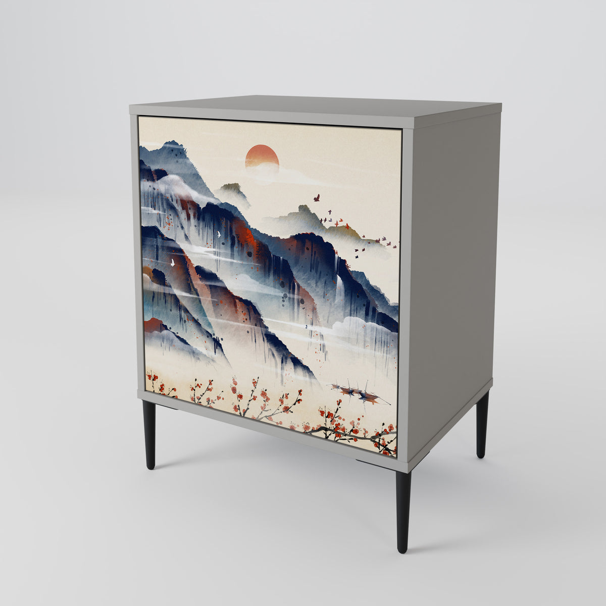 JAPANESE LANDSCAPE Μπουφές 1-θύρας