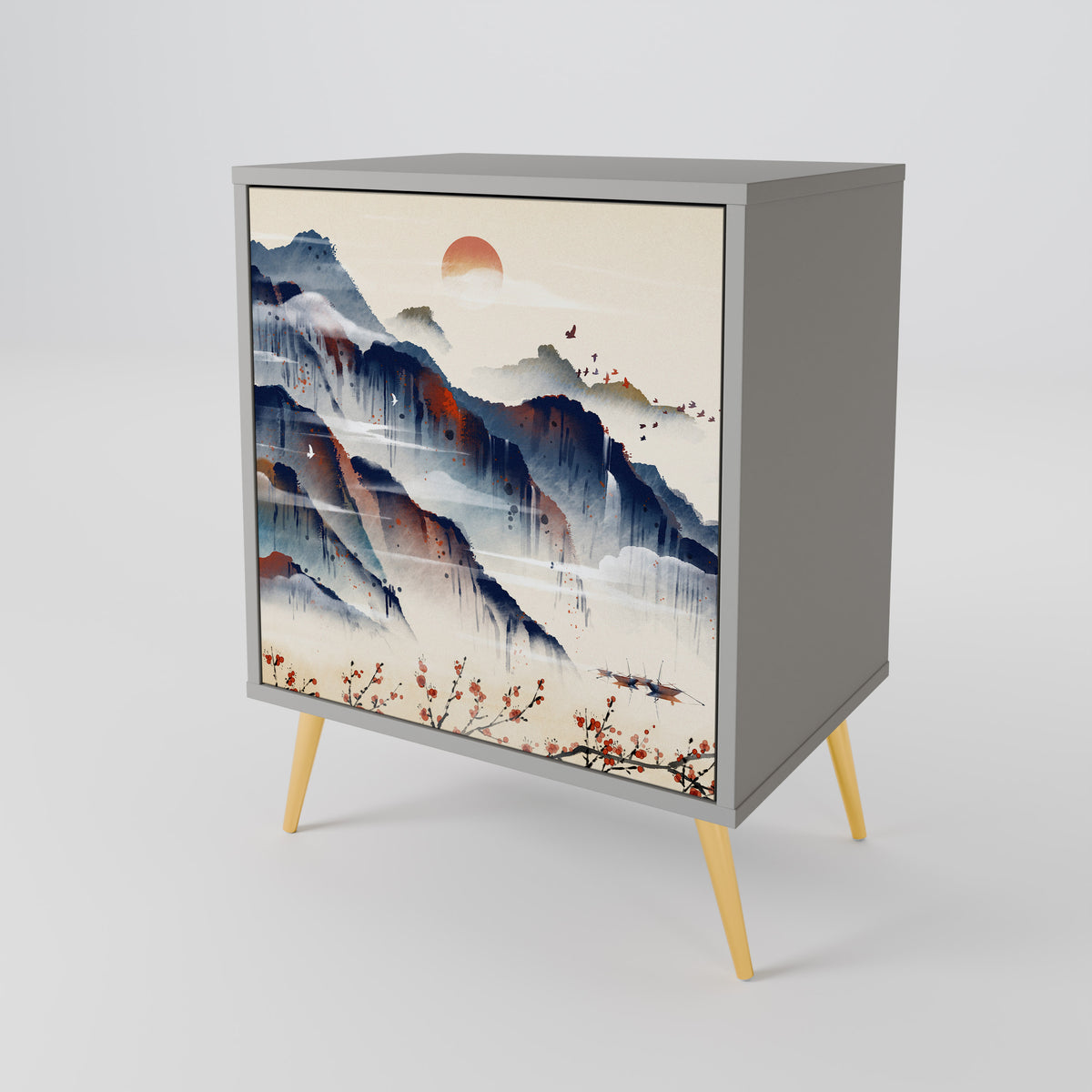 JAPANESE LANDSCAPE Μπουφές 1-θύρας