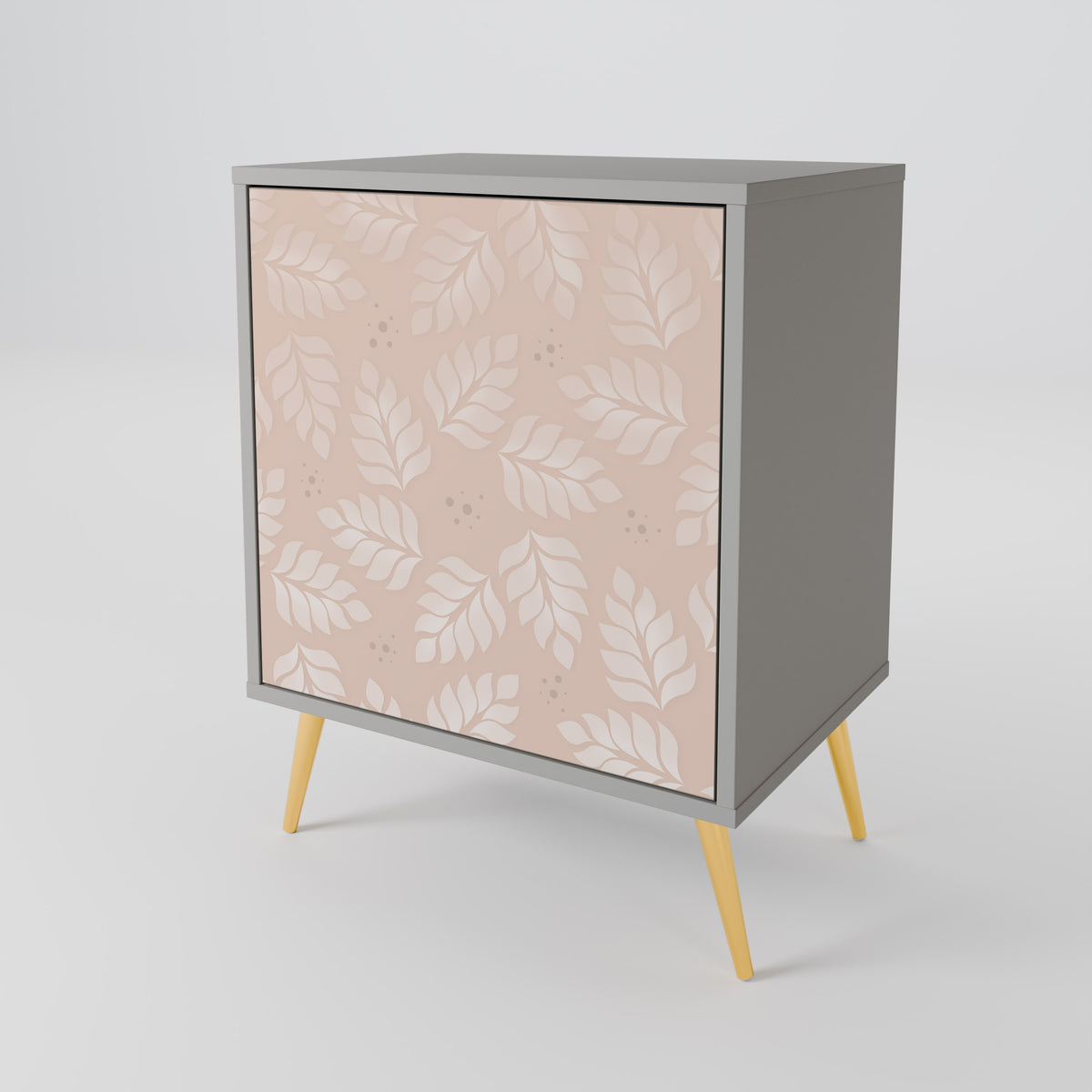 LEAVES ON BEIGE Μπουφές 1-θύρας