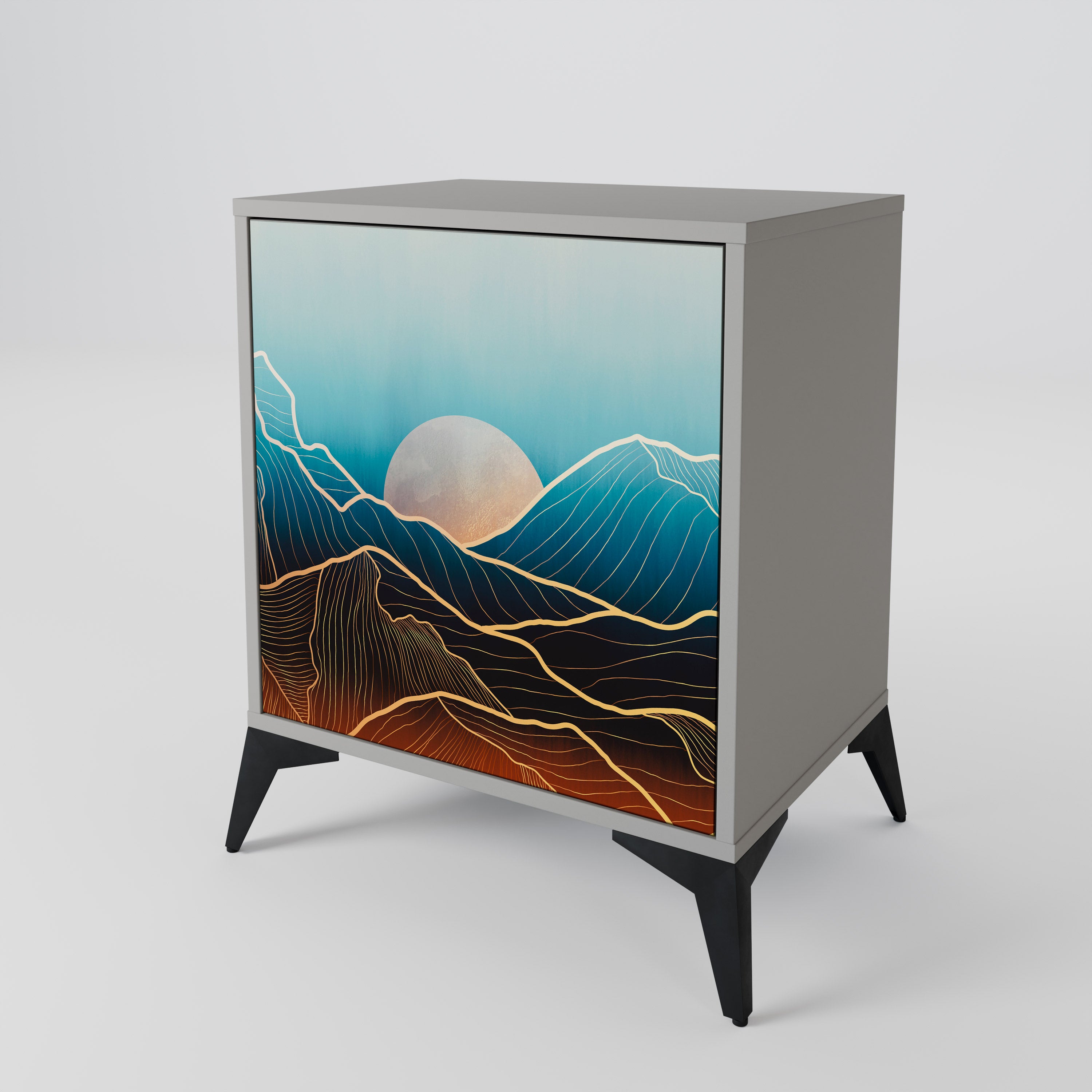 LUNAR SECRETS 1-Door Sideboard