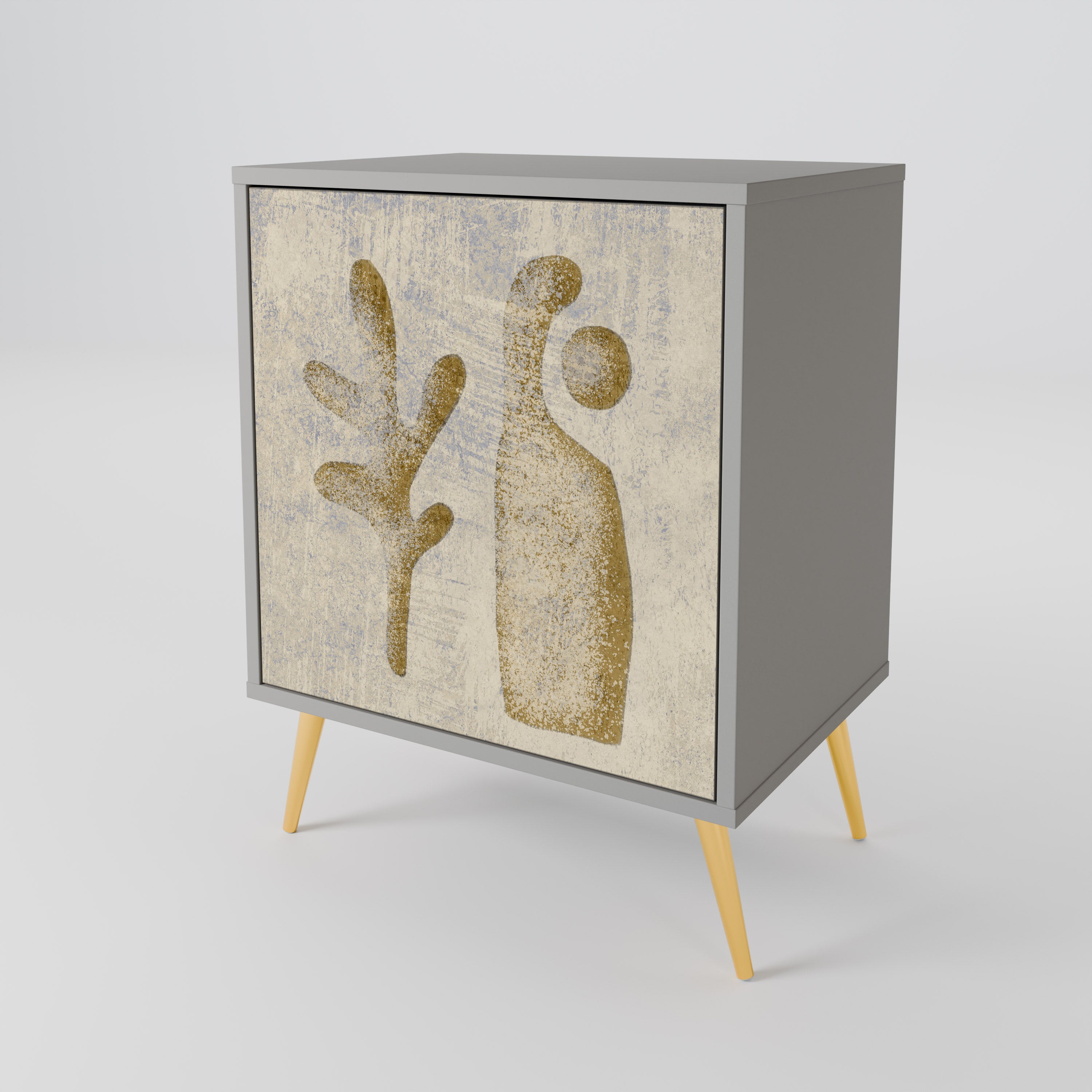 SAND SCULPTURES 1-Door Sideboard