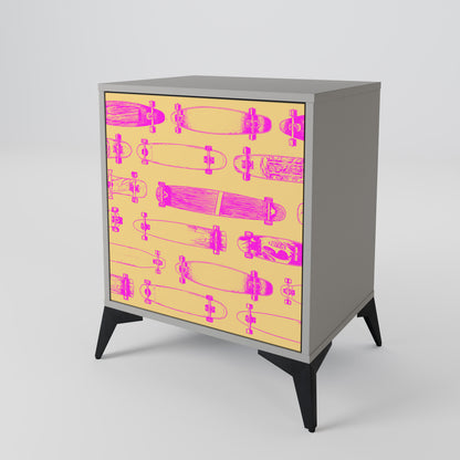 SKATEBOARD ARTISTRY 1-Door Sideboard