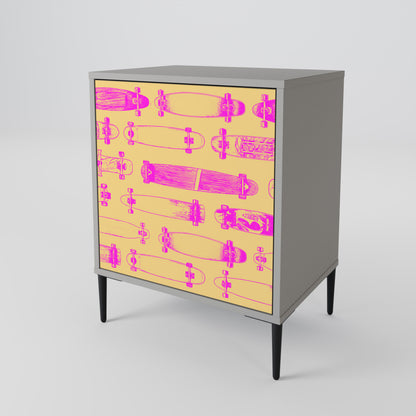 SKATEBOARD ARTISTRY 1-Door Sideboard