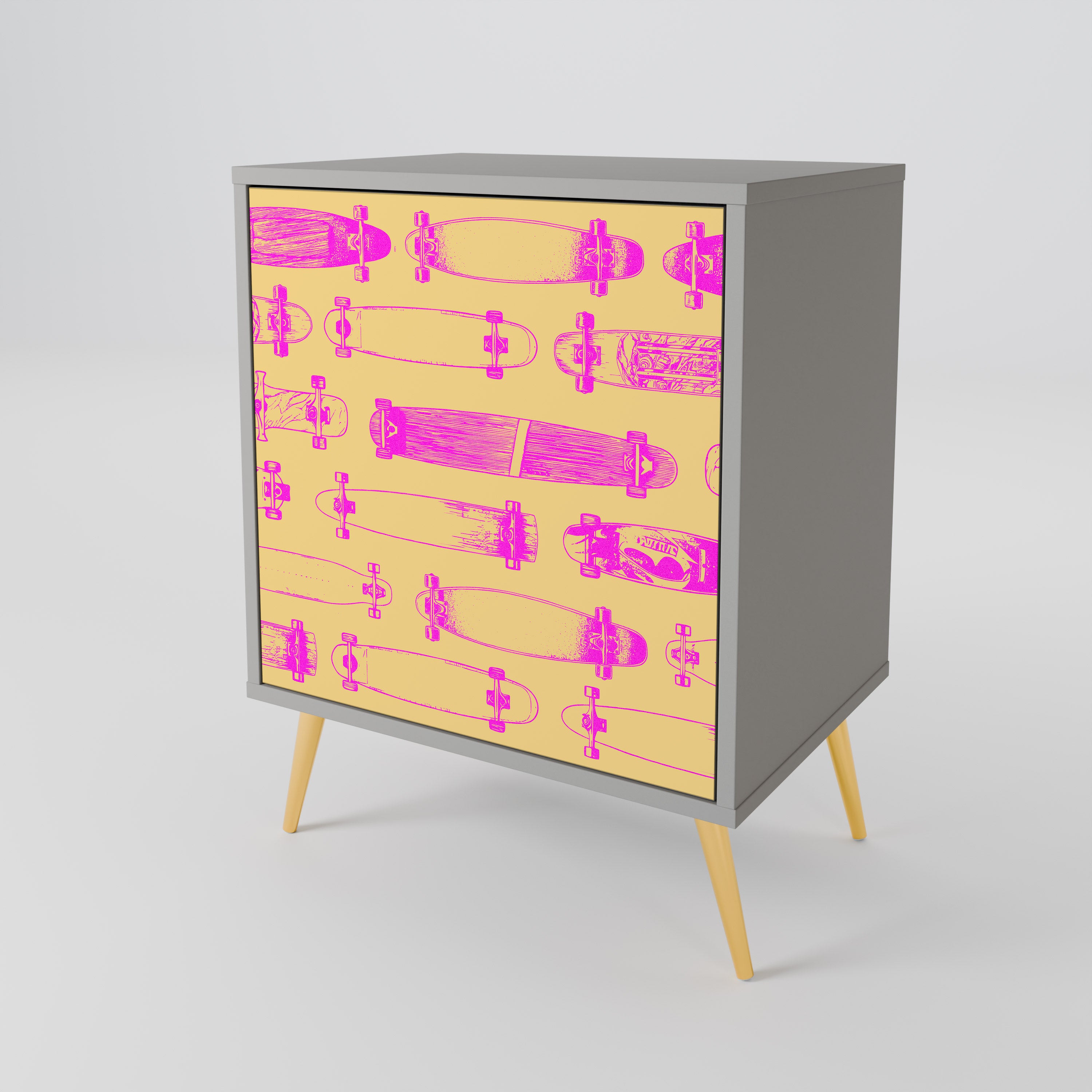 SKATEBOARD ARTISTRY 1-Door Sideboard