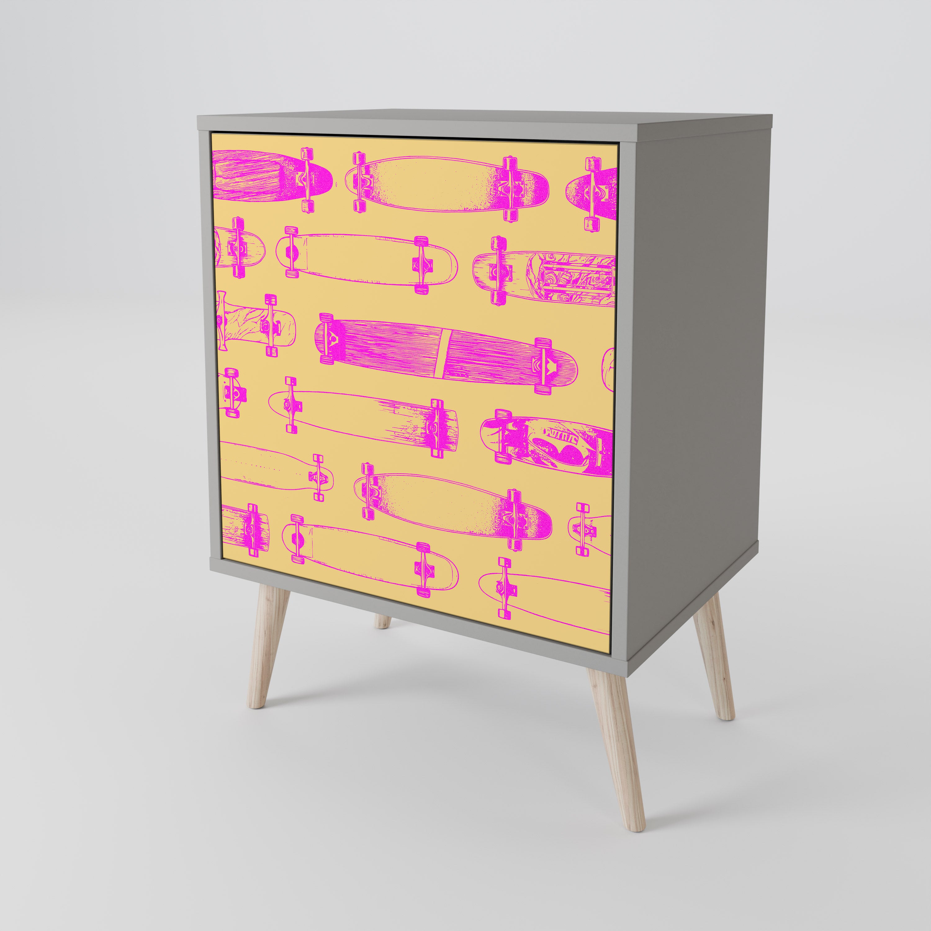 SKATEBOARD ARTISTRY 1-Door Sideboard