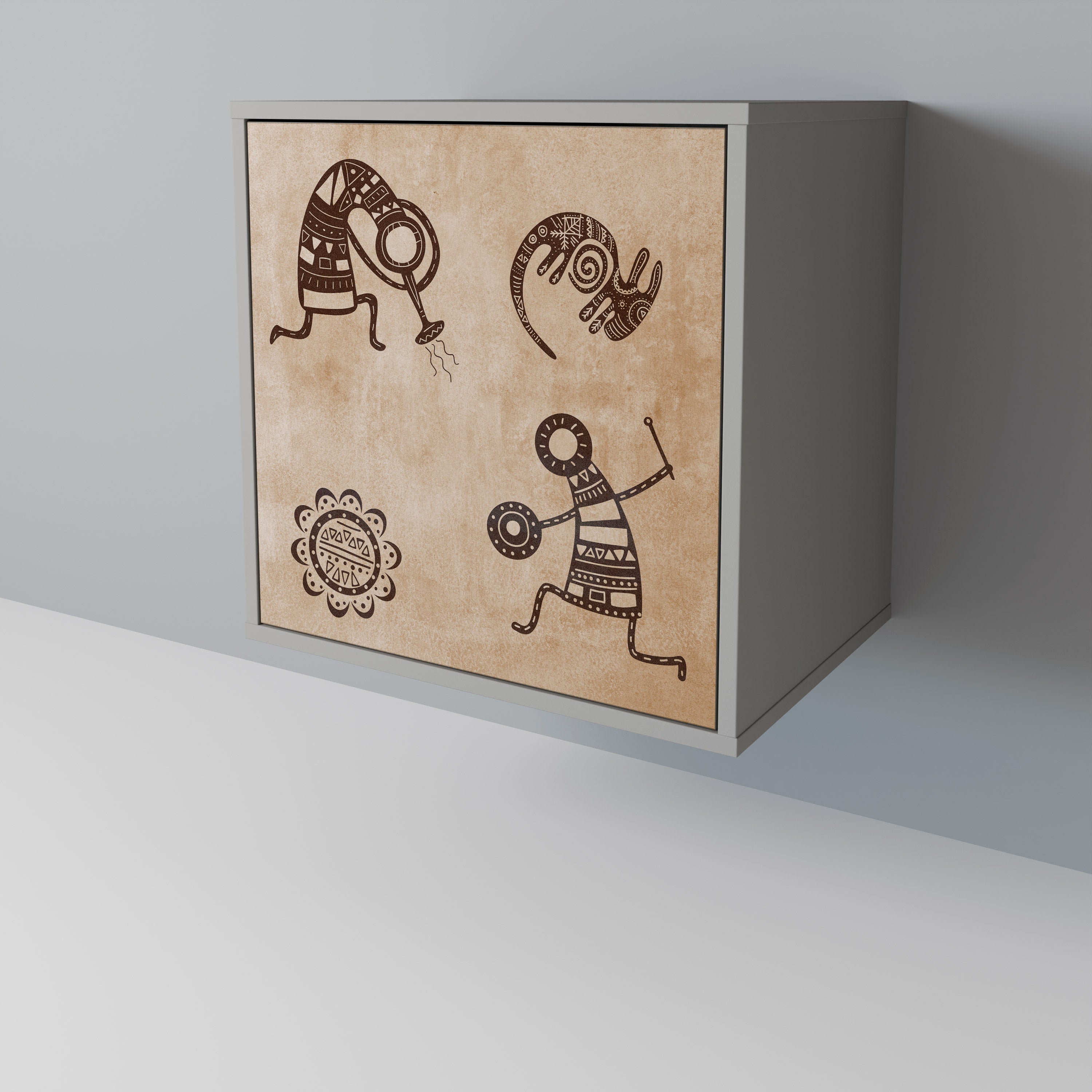 AFRICAN STYLE 1-Door Sideboard