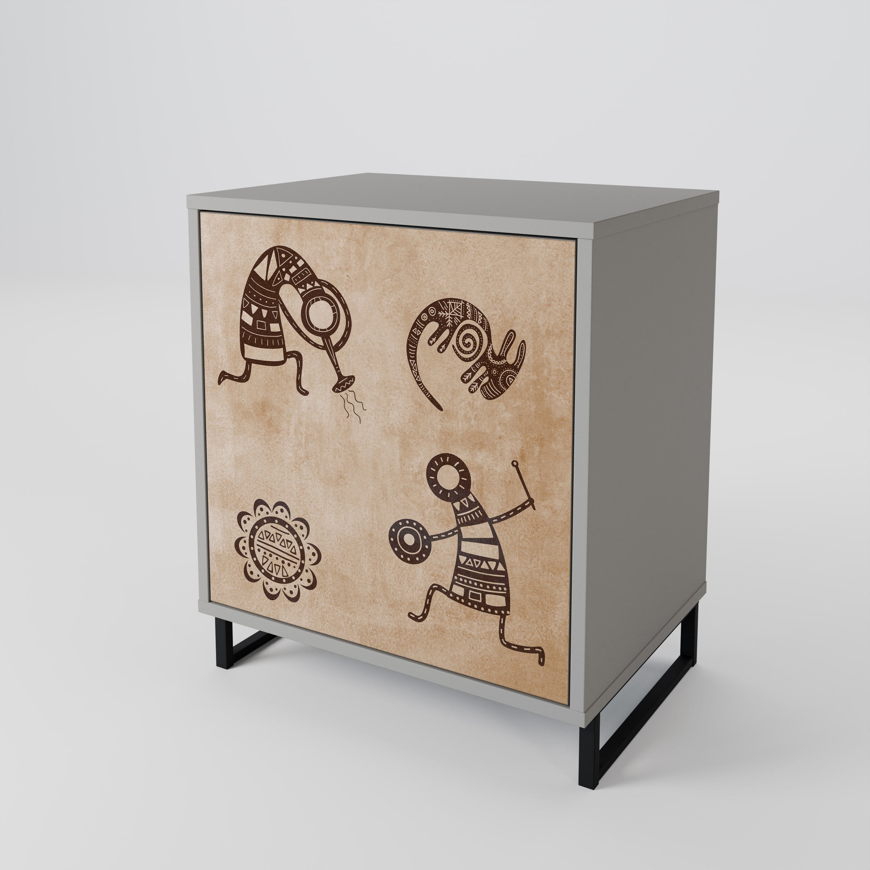 AFRICAN STYLE 1-Door Sideboard
