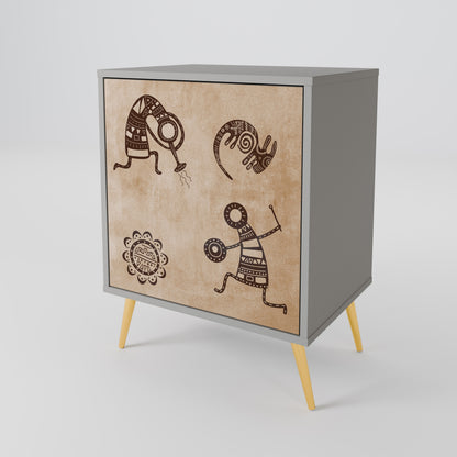 AFRICAN STYLE 1-Door Sideboard