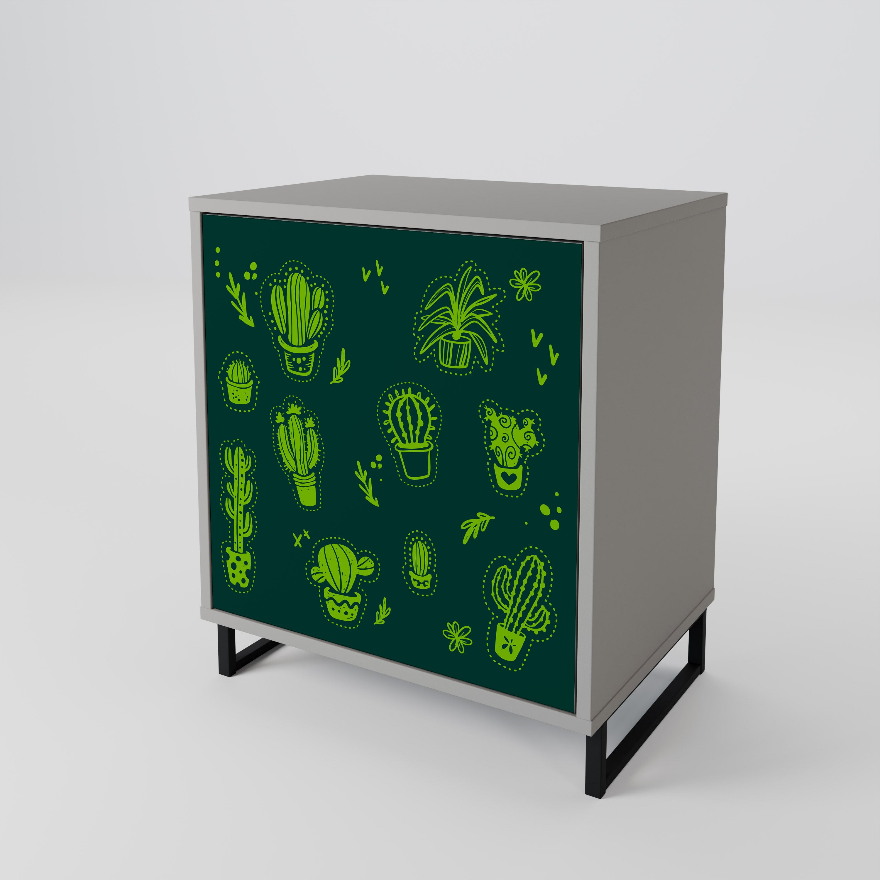 DESERT GREEN 1-Door Sideboard