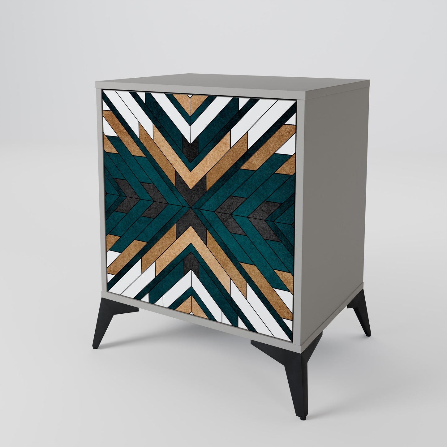 ARTISTIC GEOMETRY 1-Door Sideboard