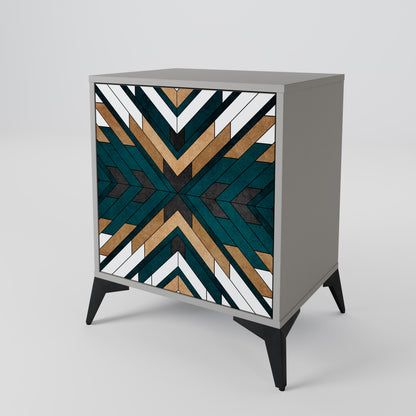 ARTISTIC GEOMETRY 1-Door Sideboard