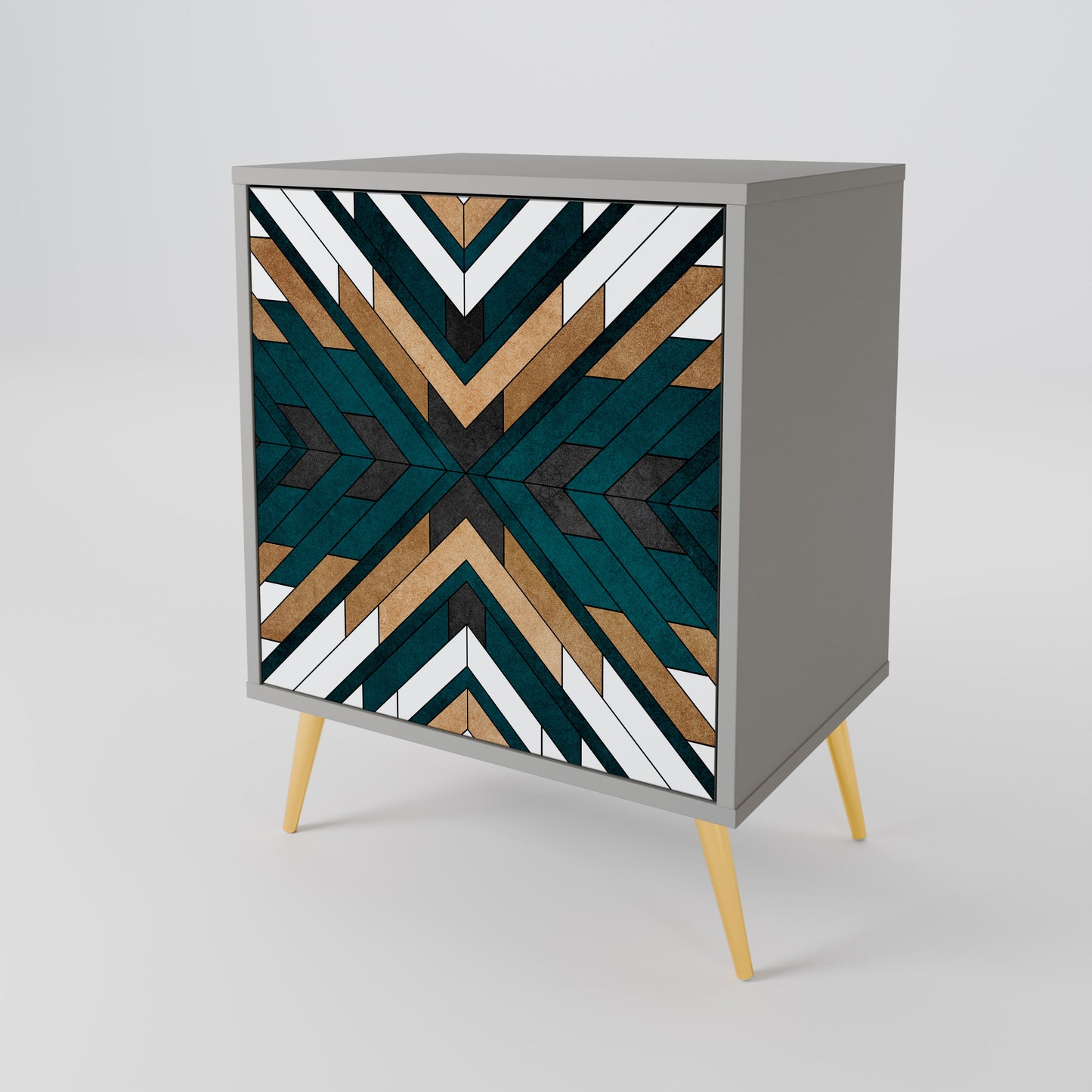 ARTISTIC GEOMETRY 1-Door Sideboard