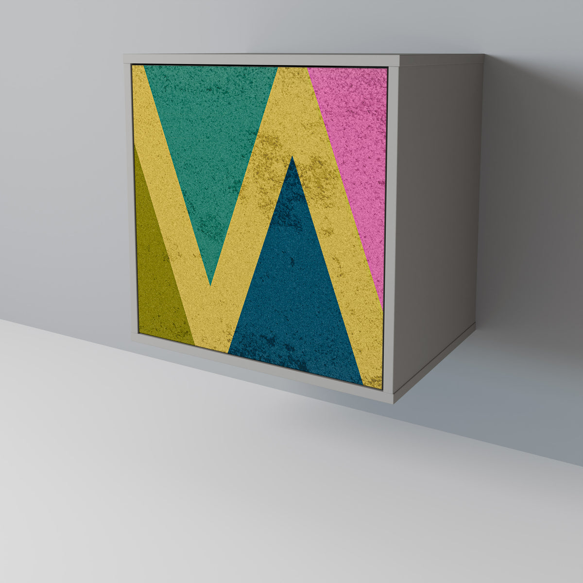 COLORFUL TRIANGLES Μπουφές 1-θύρας