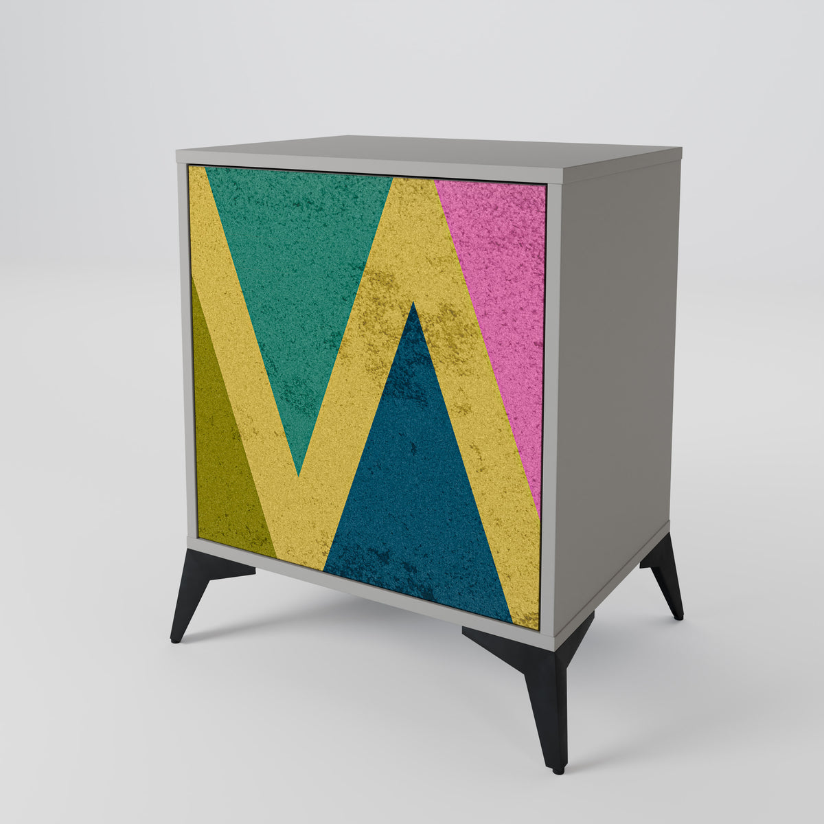 COLORFUL TRIANGLES Μπουφές 1-θύρας
