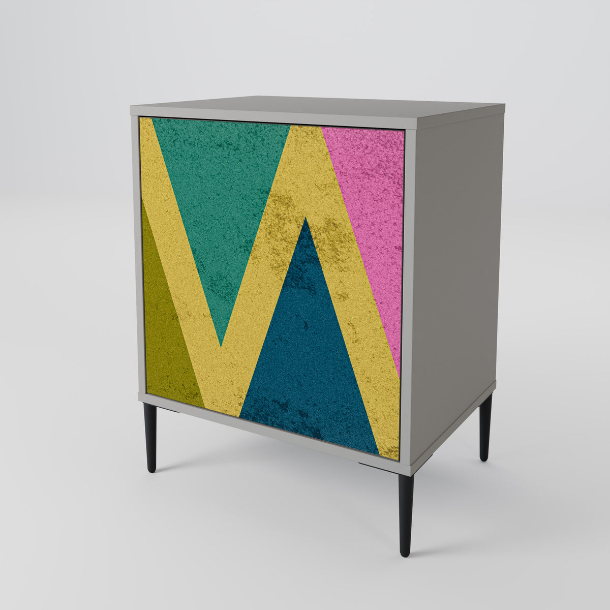COLORFUL TRIANGLES Μπουφές 1-θύρας