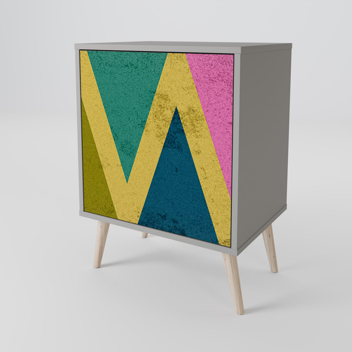 COLORFUL TRIANGLES Μπουφές 1-θύρας