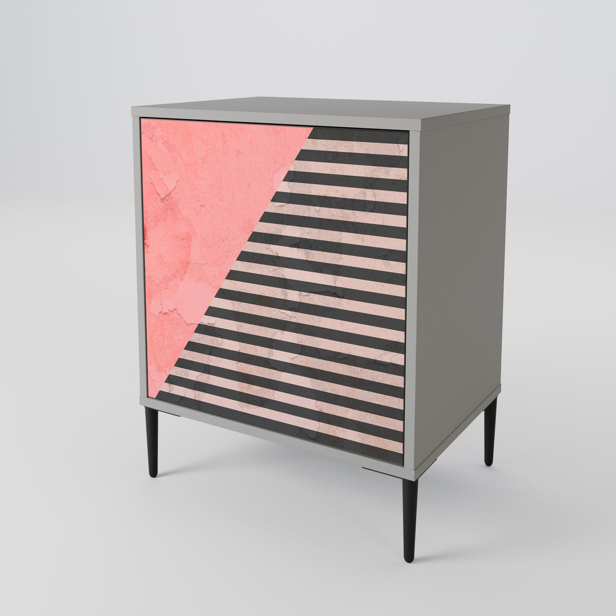 GLAMOROUS STRIPE Μπουφές 1-θύρας