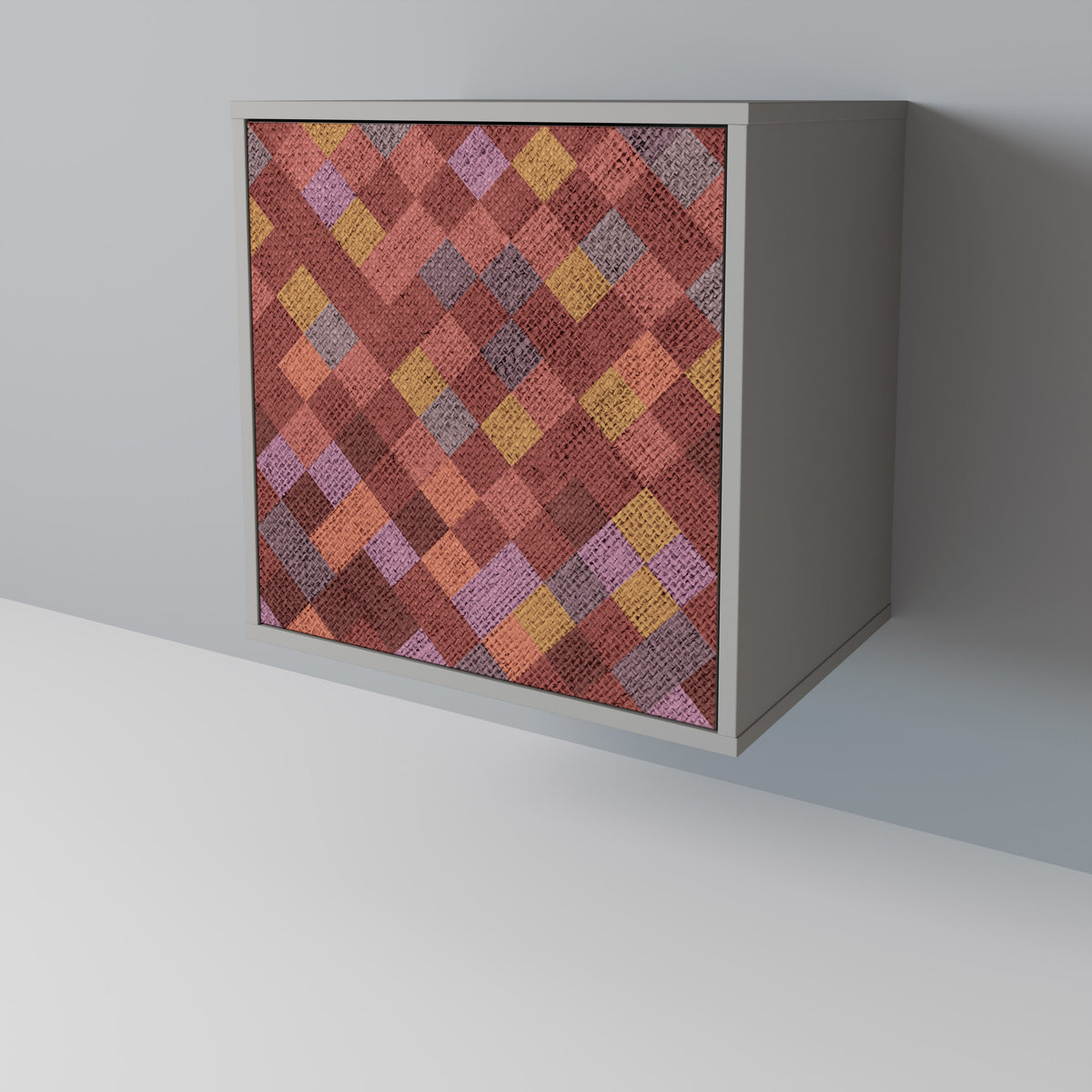 PAINTED SQUARES Μπουφές 1-θύρας