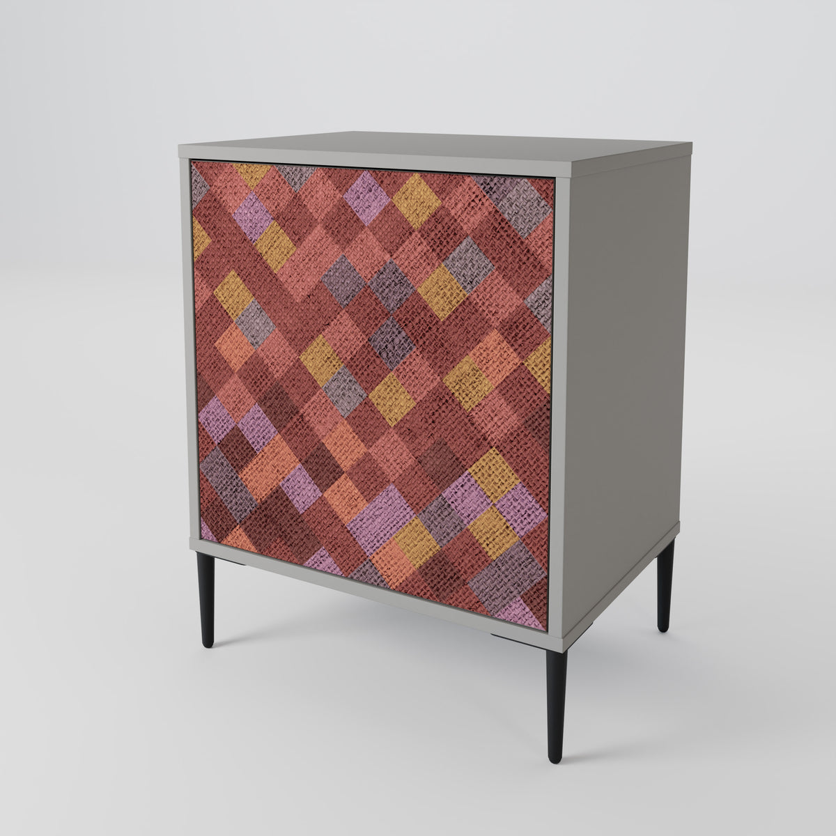 PAINTED SQUARES Μπουφές 1-θύρας