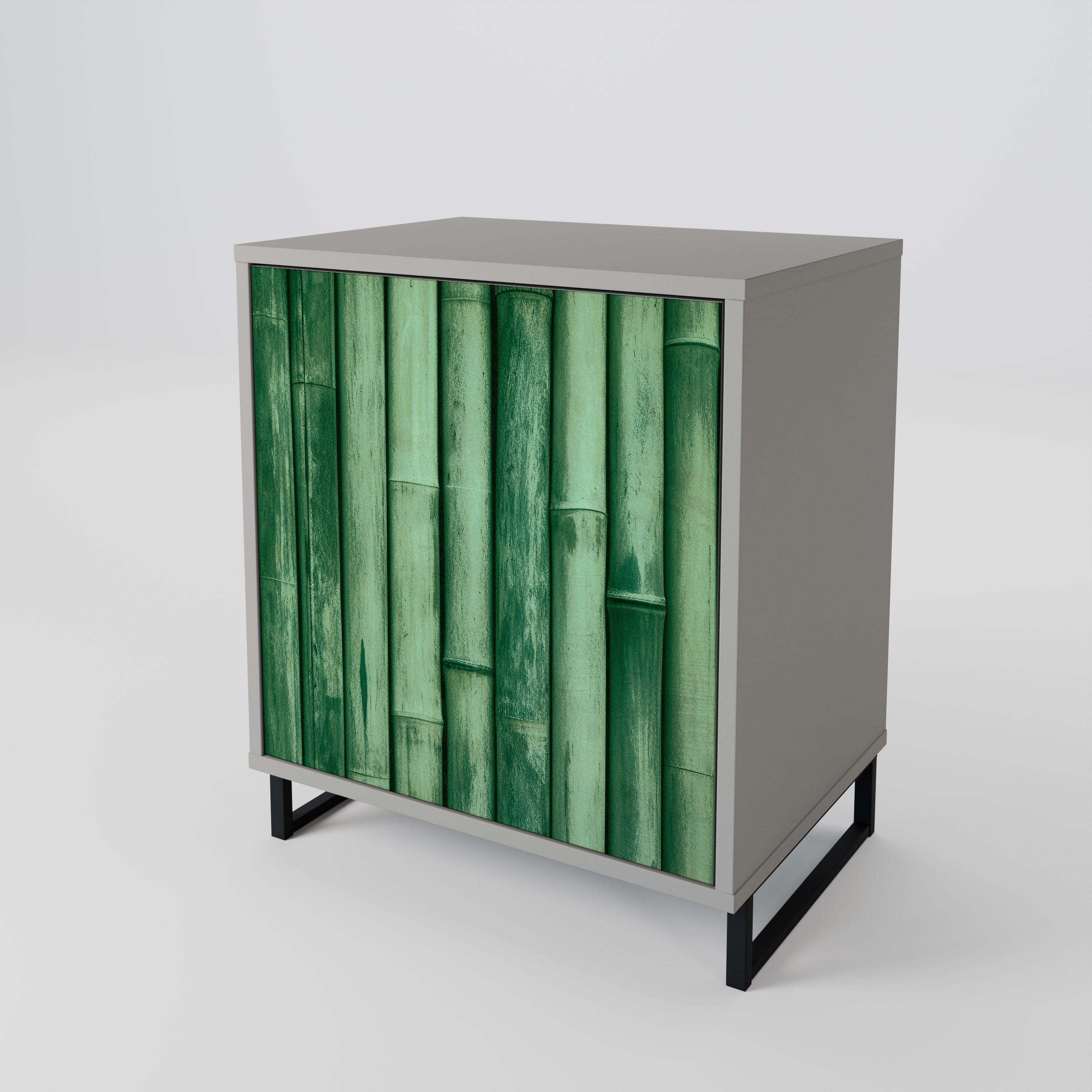 NATURAL GREEN 1-Door Sideboard