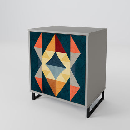 CRACKED ILLUSION 1-Door Sideboard