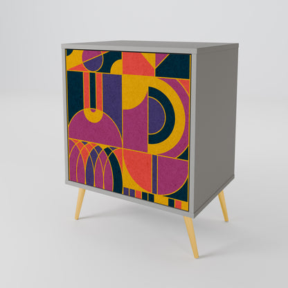 ELECTRIC PATTERNS 1-Door Sideboard