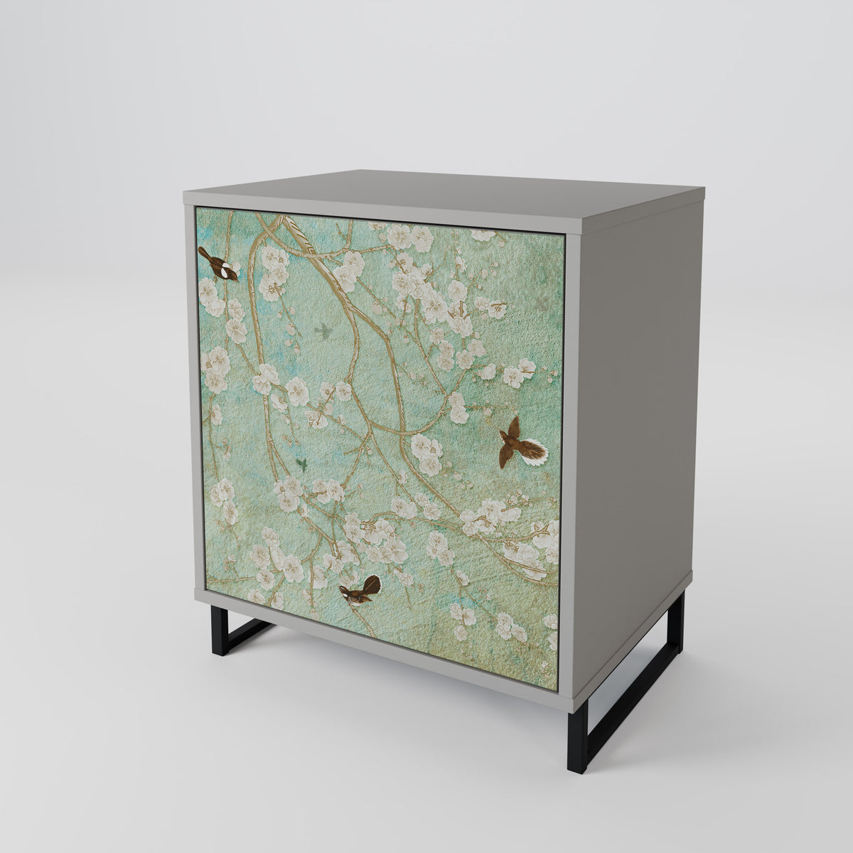 BLOOMING CHARM 1-Door Sideboard